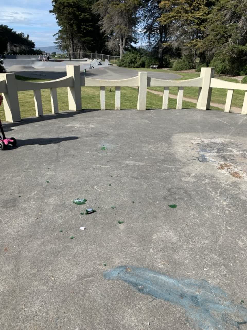 The photograph attached to this parks report