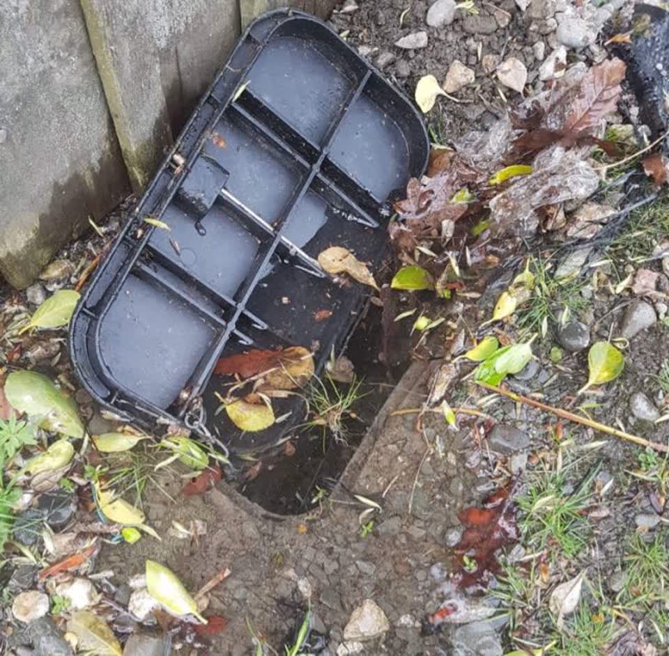 The photograph attached to this water supply report