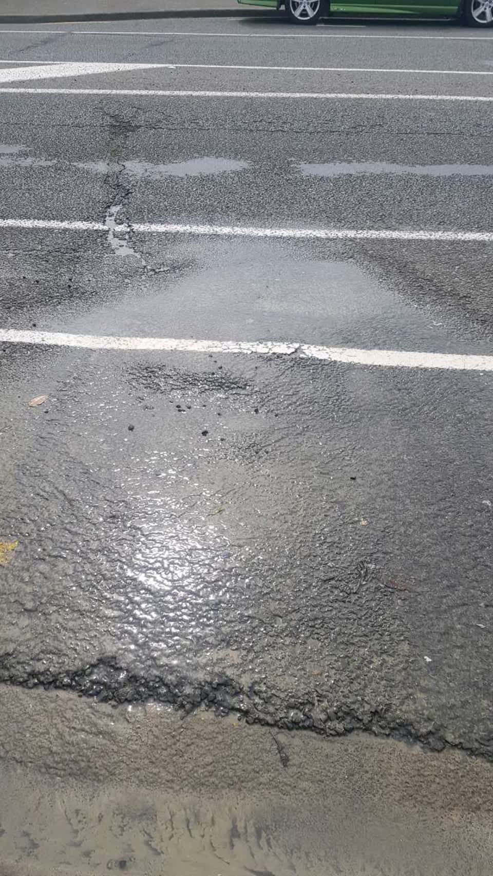 The photograph attached to this water supply report