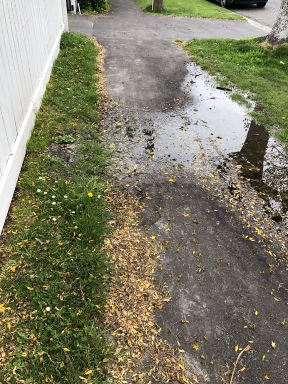 The photograph attached to this water supply report