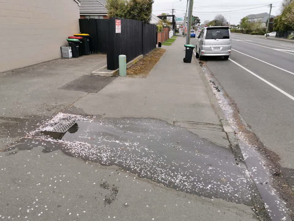 The photograph attached to this water supply report
