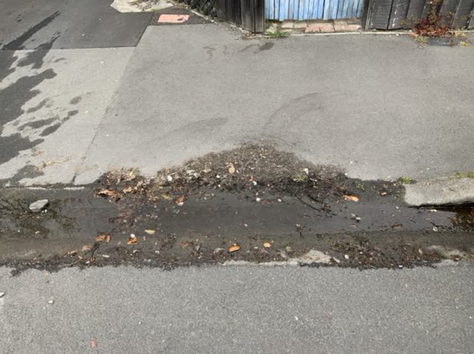 The photograph attached to this wastewater/stormwater report
