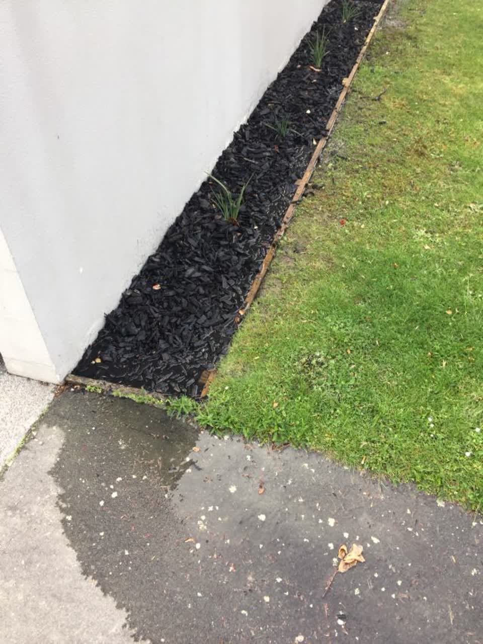 The photograph attached to this flooding report