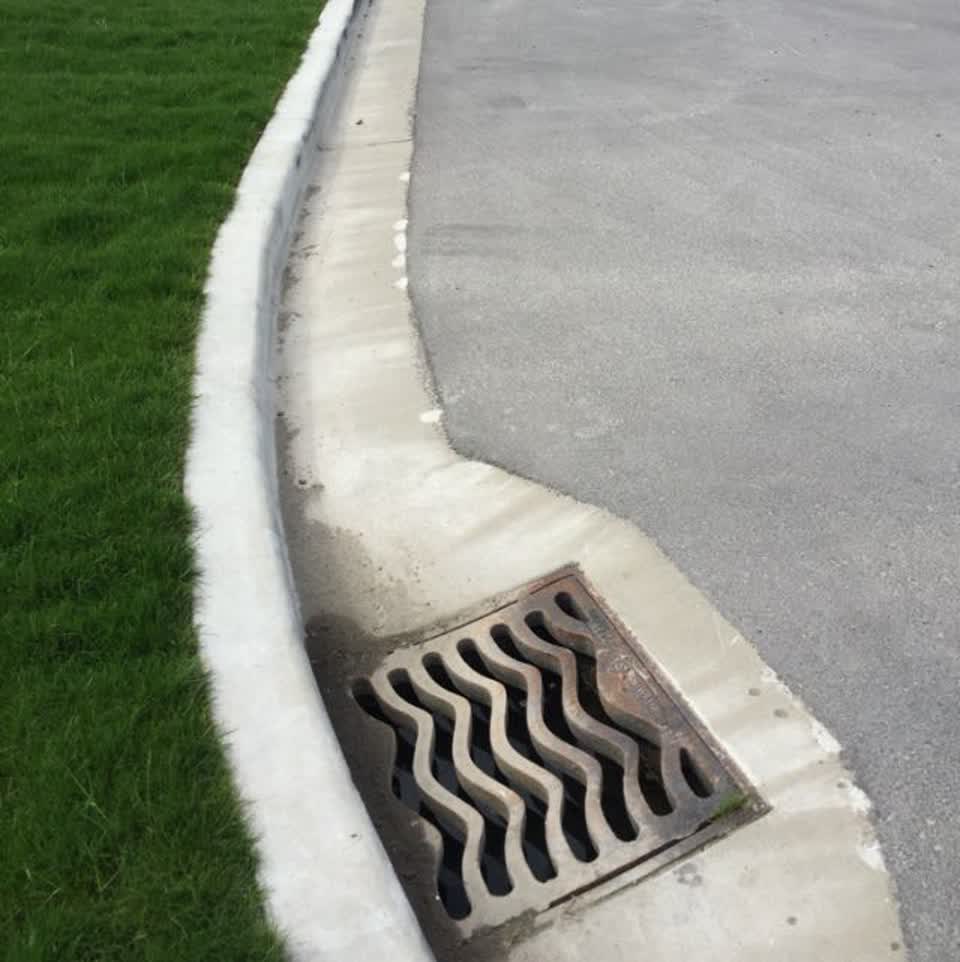 The photograph attached to this wastewater/stormwater report