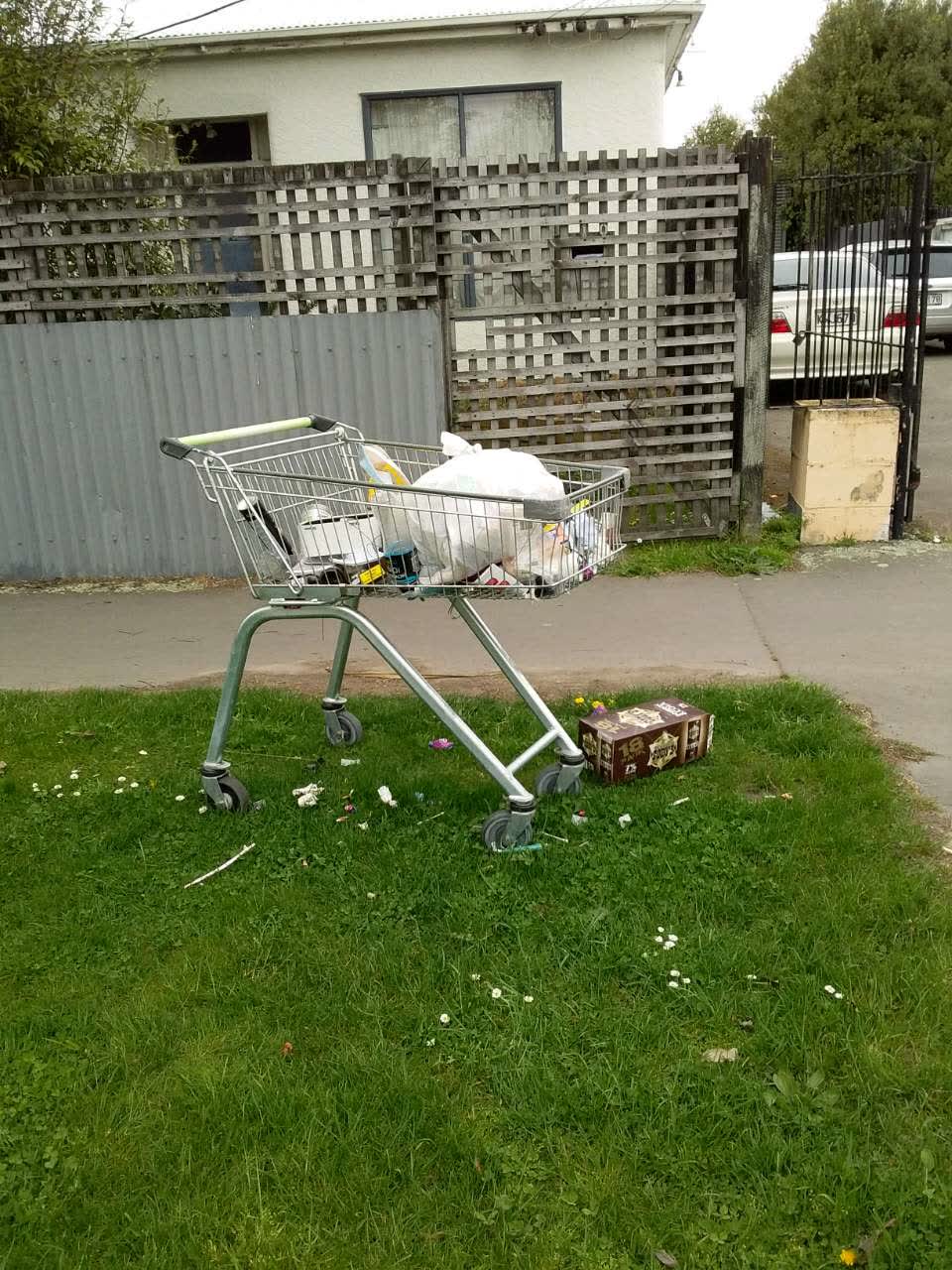 The photograph attached to this rubbish/recycling report