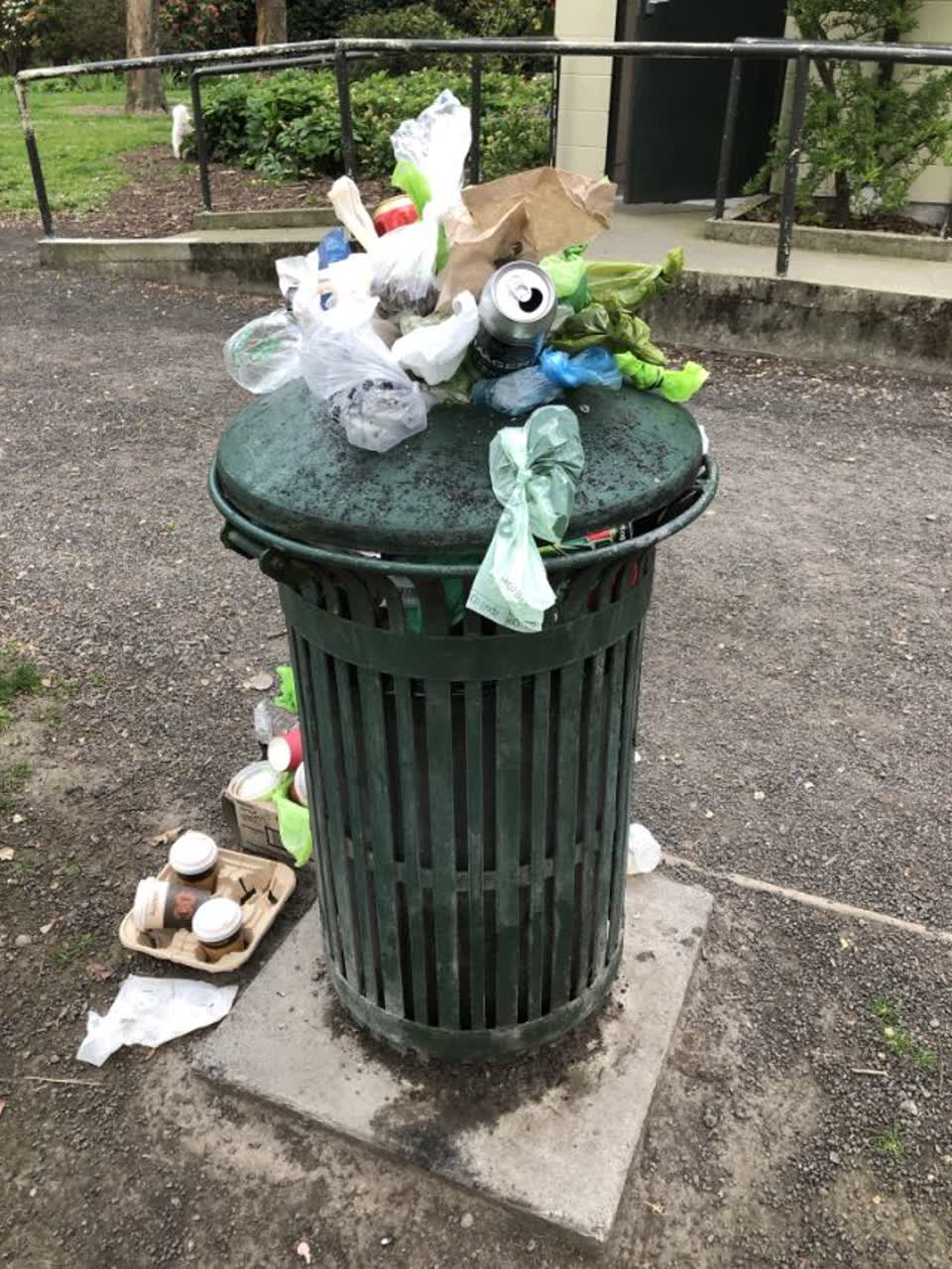 The photograph attached to this parks report