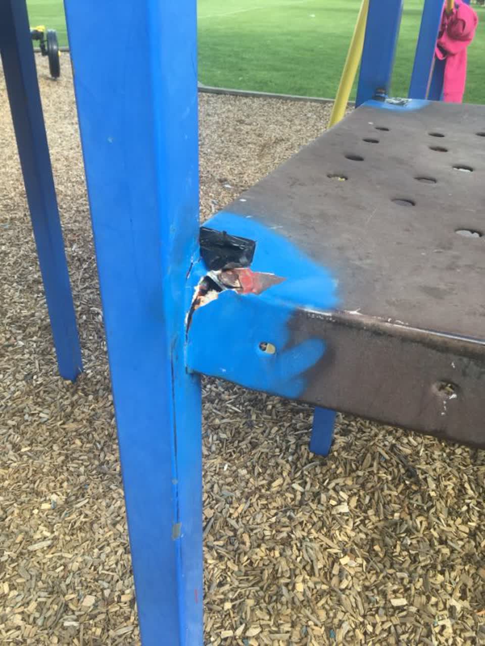 The photograph attached to this parks report