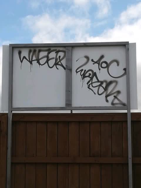 Graffiti, a report photo