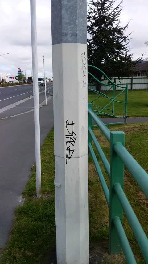 Graffiti, a report photo