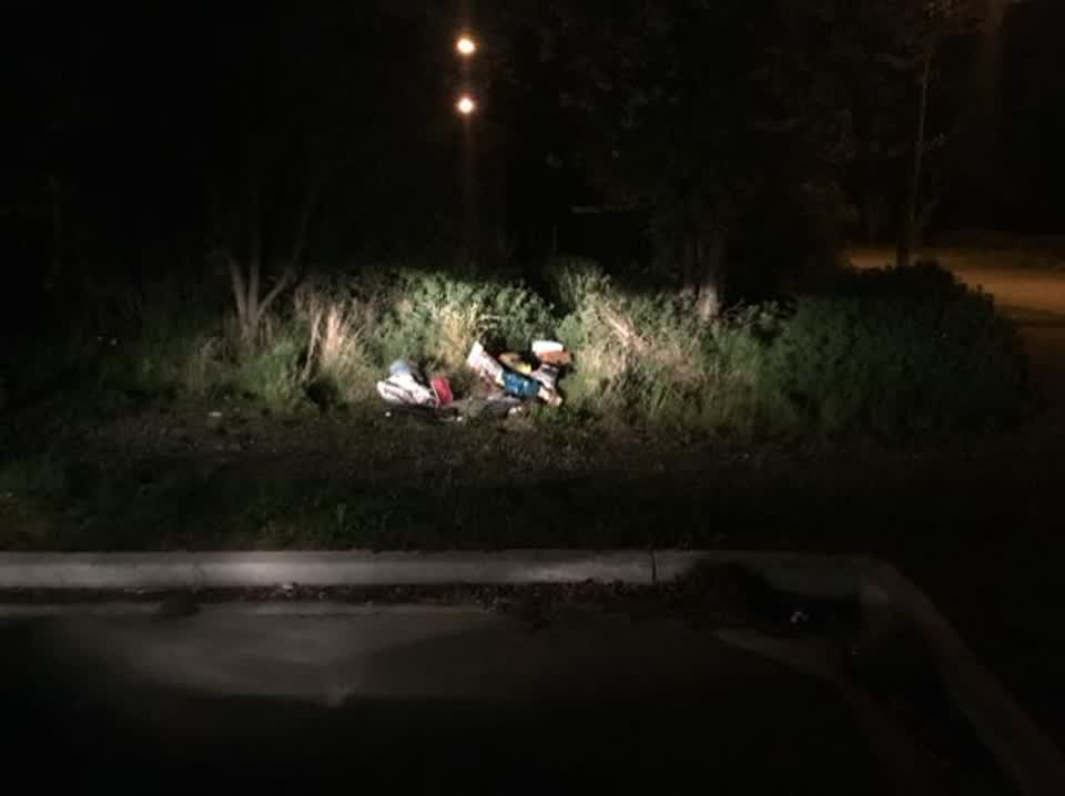 The photograph attached to this rubbish/recycling report