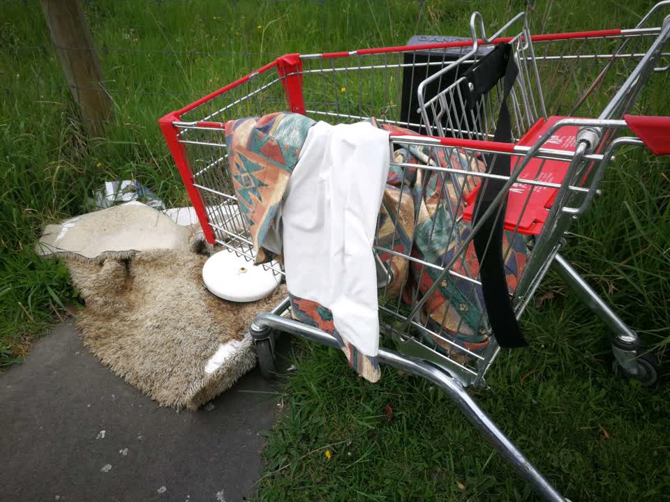 The photograph attached to this rubbish/recycling report