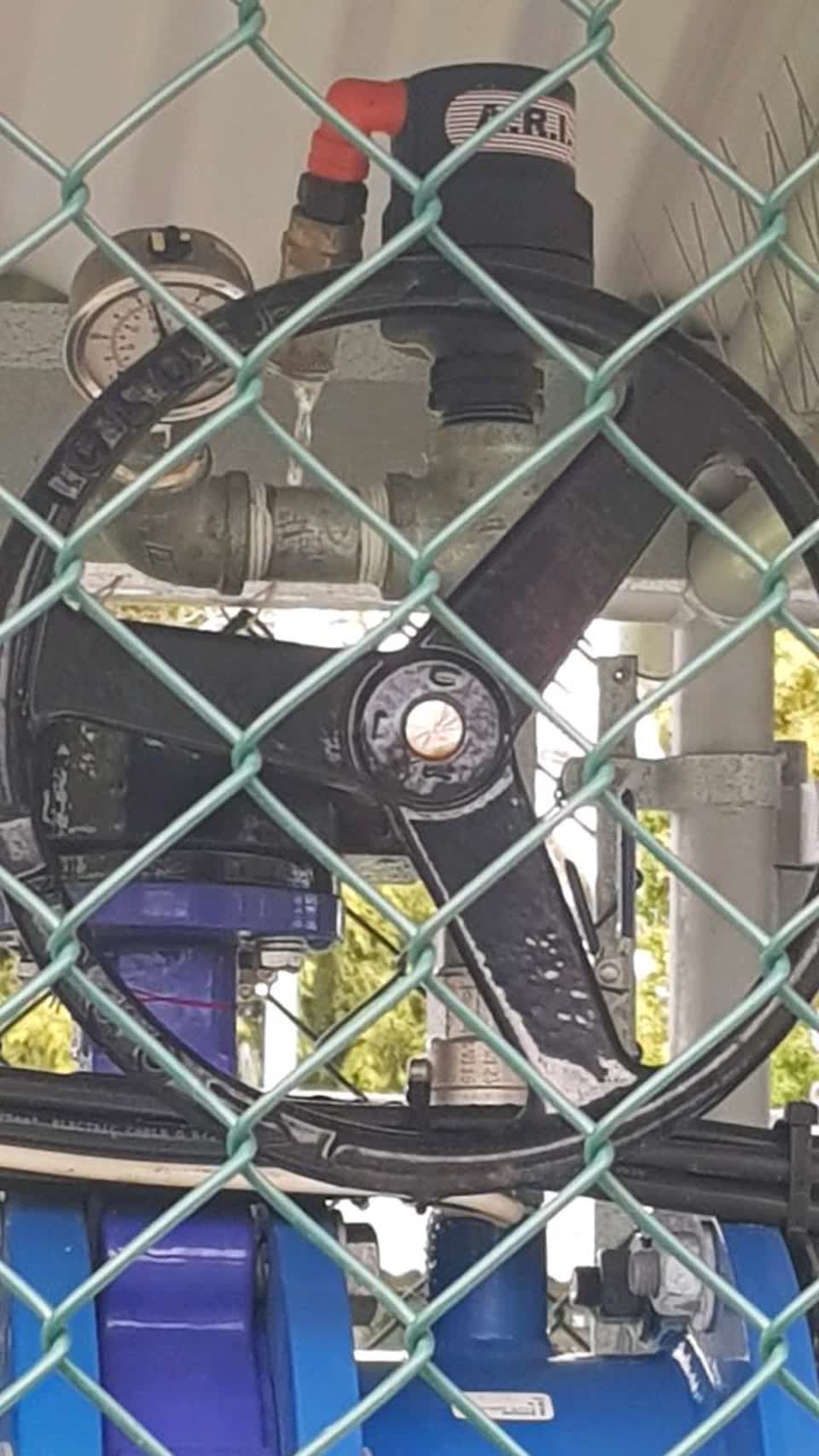 The photograph attached to this water supply report