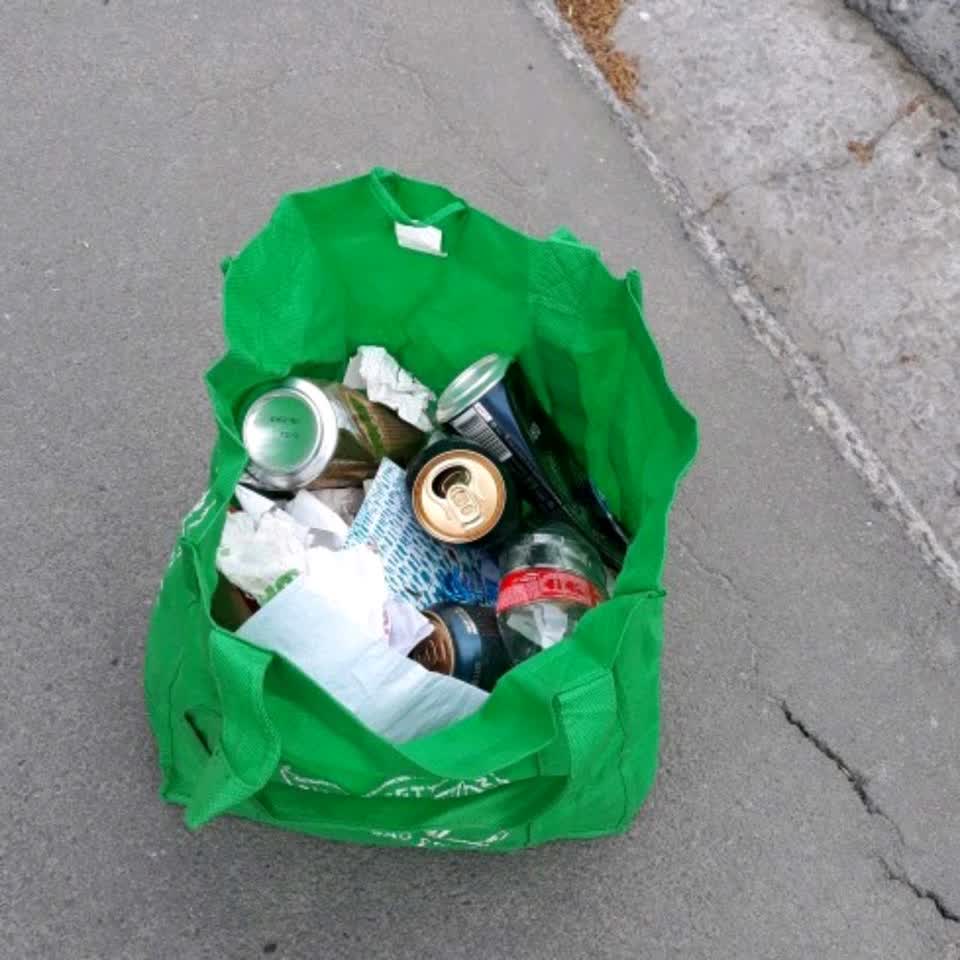 The photograph attached to this rubbish/recycling report