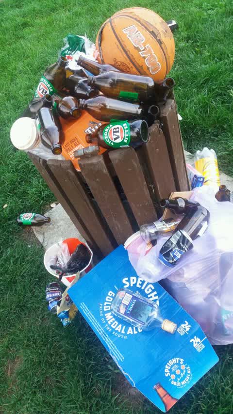 Rubbish/Recycling — a report photo