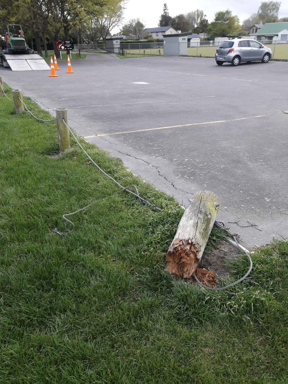 The photograph attached to this parks report