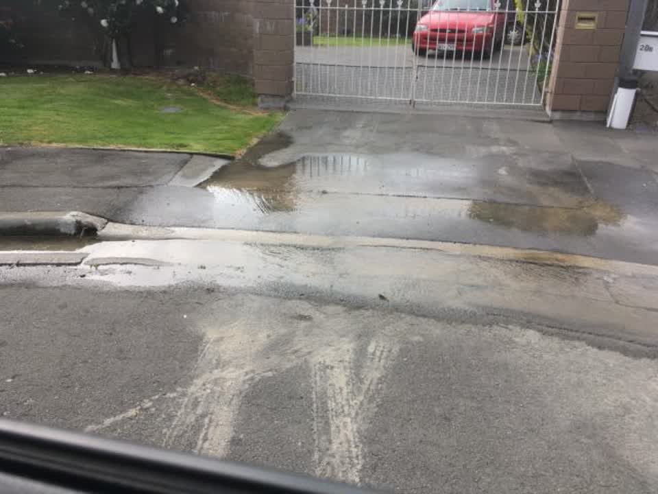 The photograph attached to this water supply report