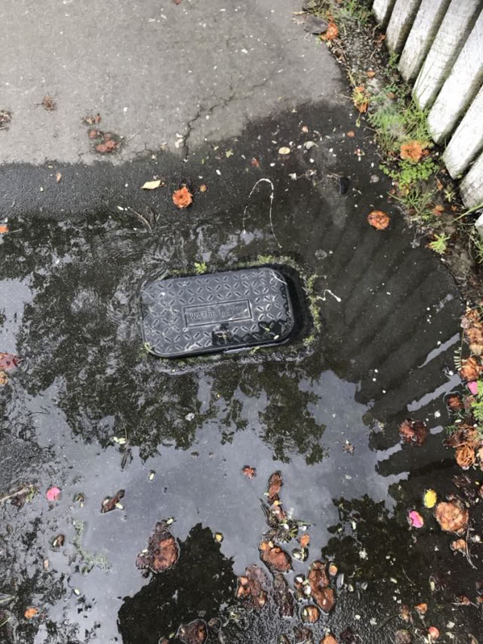 The photograph attached to this water supply report