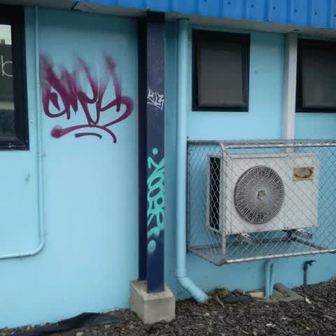 Graffiti, a report photo