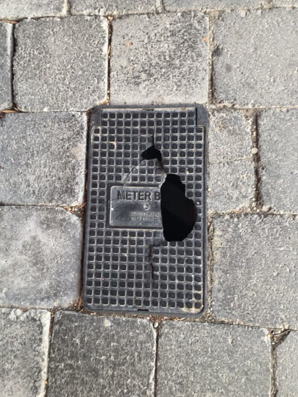 The photograph attached to this water supply report