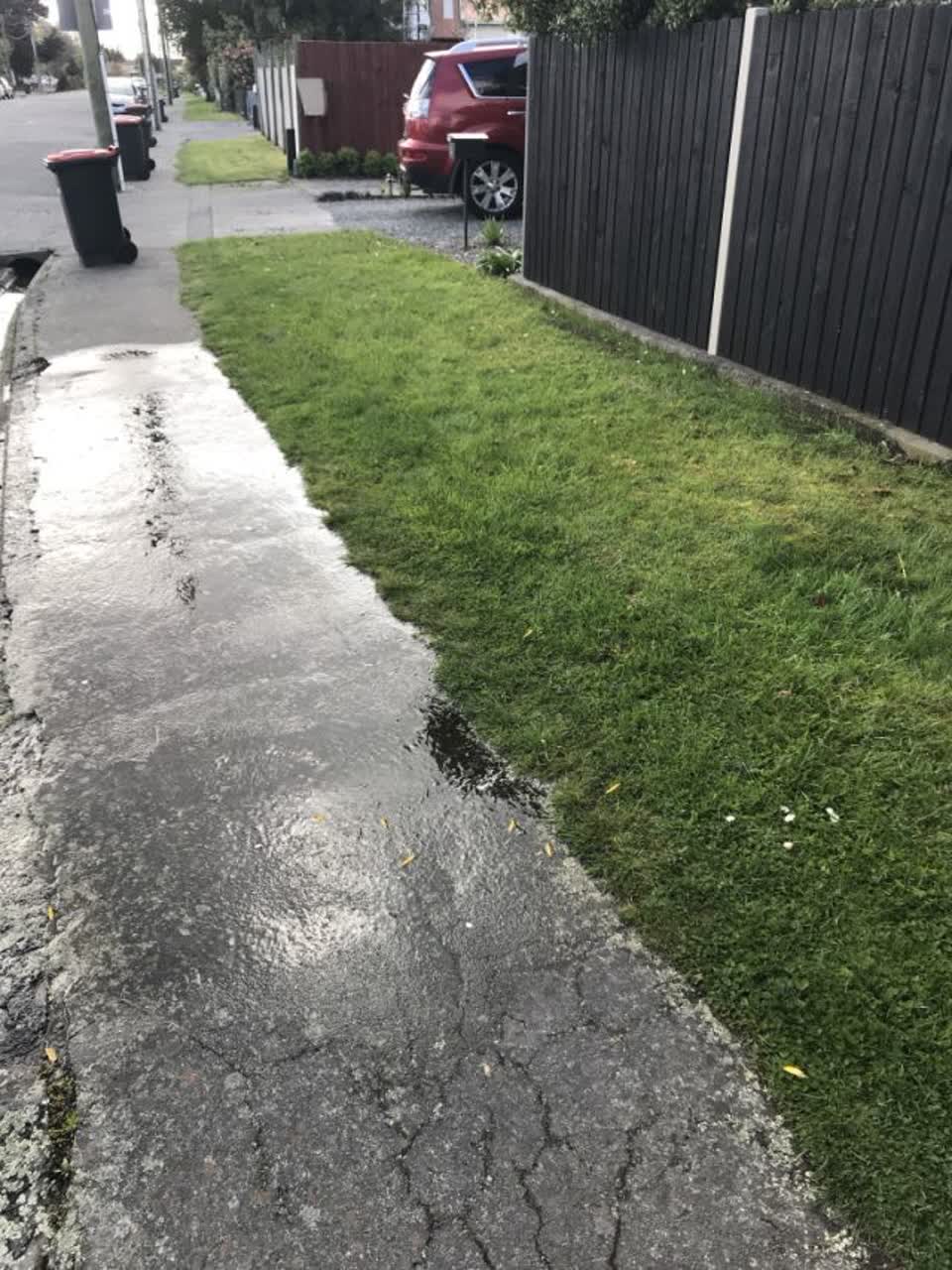 The photograph attached to this water supply report