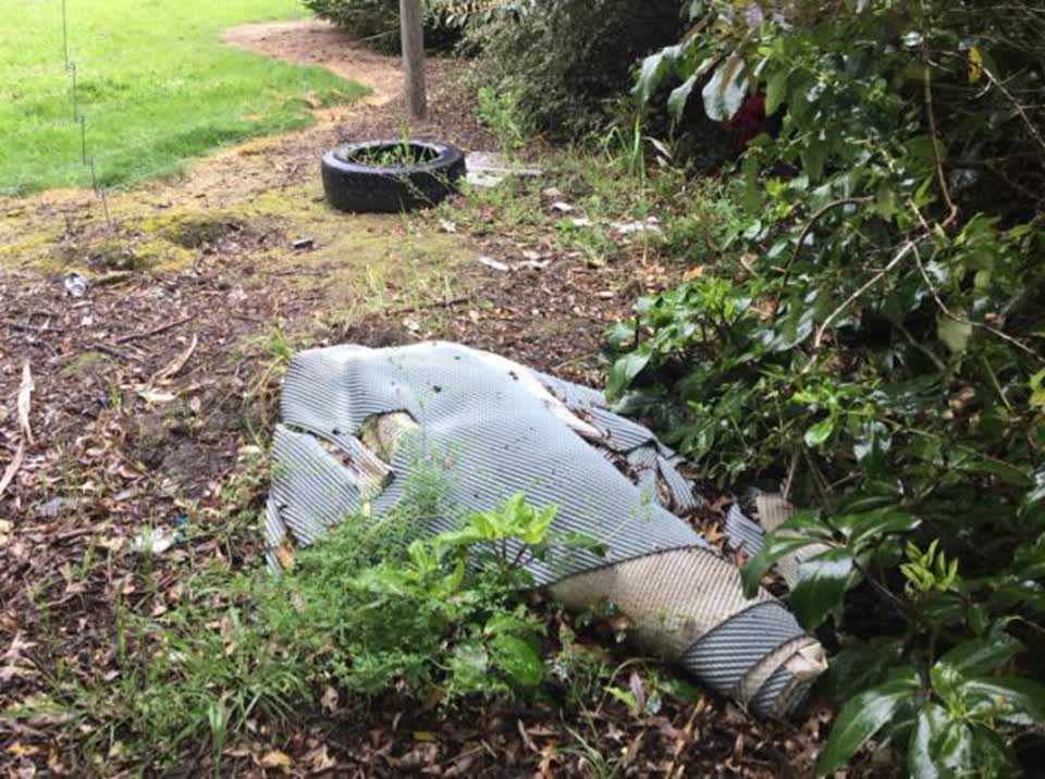 The photograph attached to this rubbish/recycling report