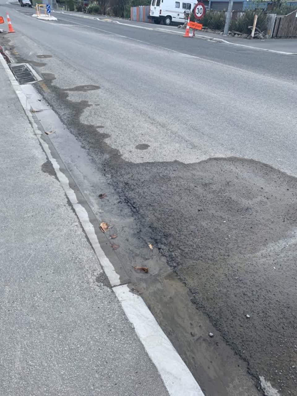 The photograph attached to this water supply report