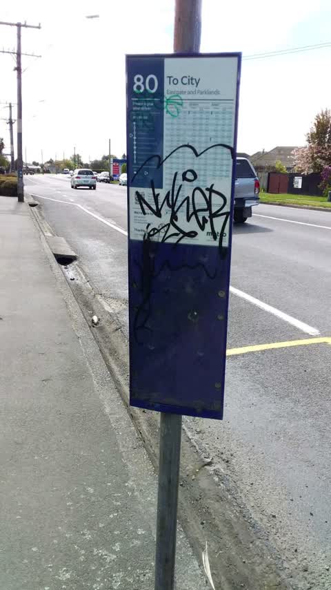 Graffiti, a report photo