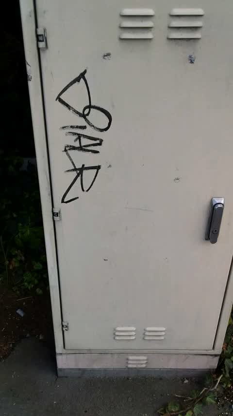 Graffiti, a report photo