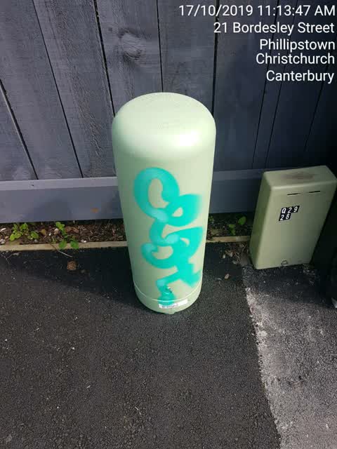 Graffiti, a report photo