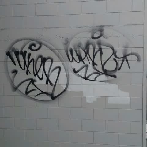 Graffiti, a report photo