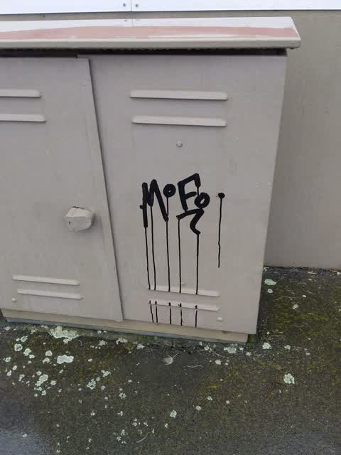 Graffiti, a report photo