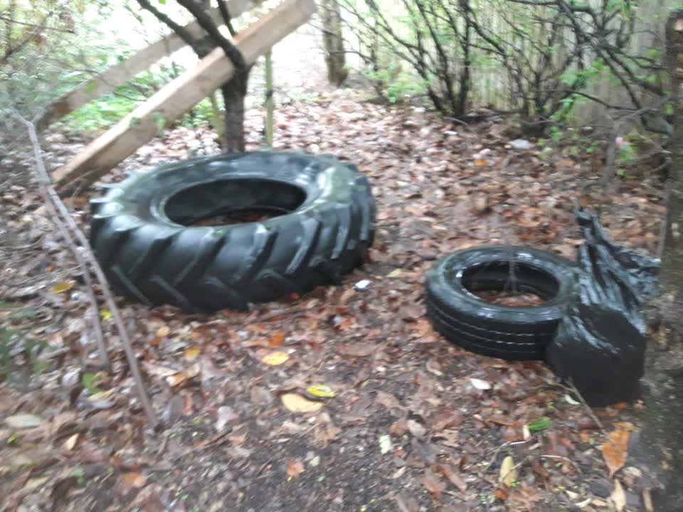 The photograph attached to this rubbish/recycling report