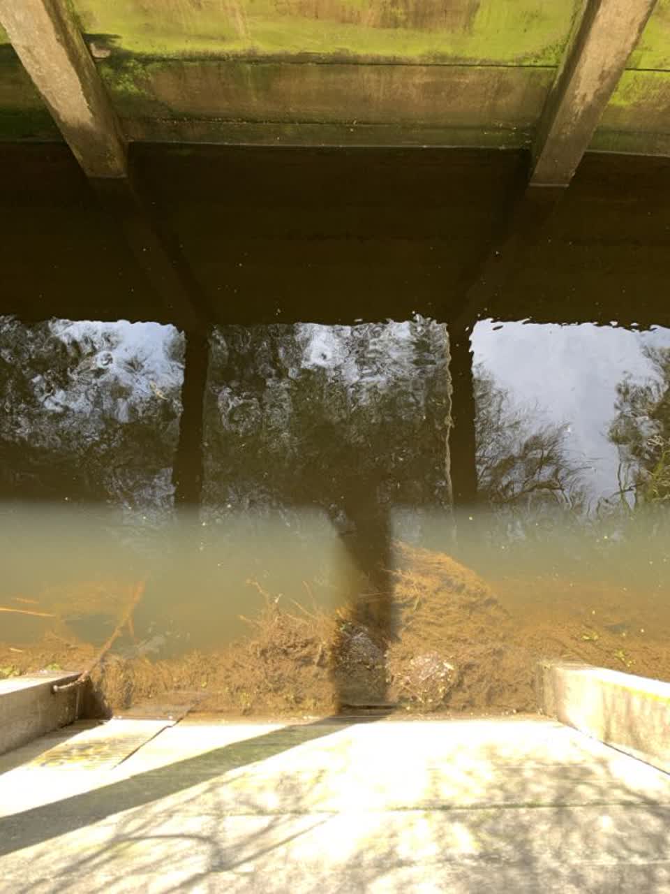 The photograph attached to this wastewater/stormwater report