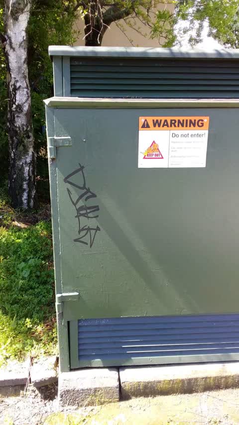 Graffiti, a report photo