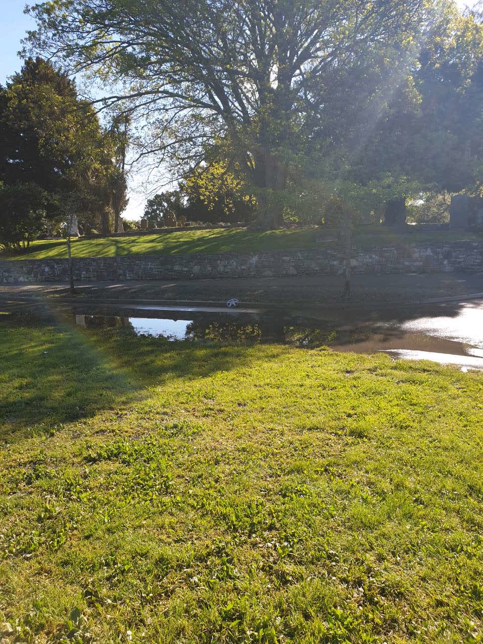 The photograph attached to this flooding report