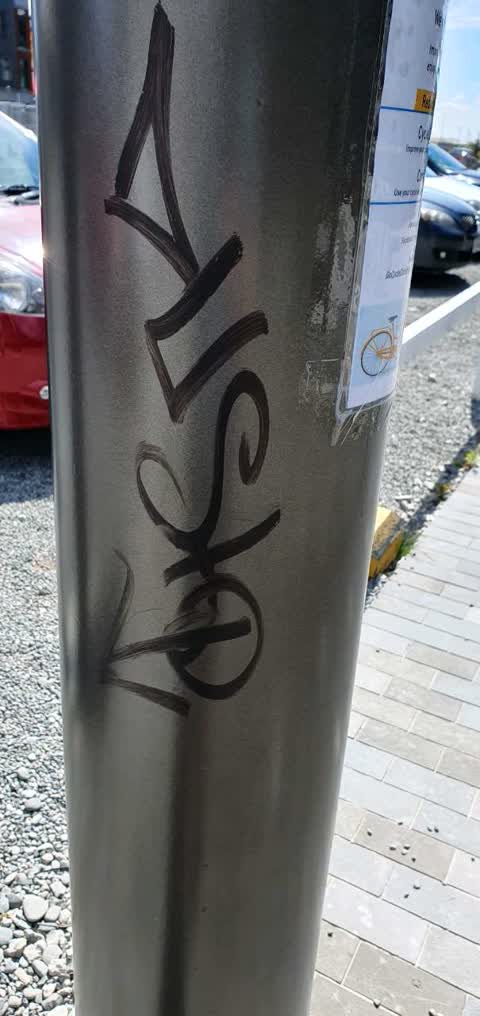Graffiti, a report photo