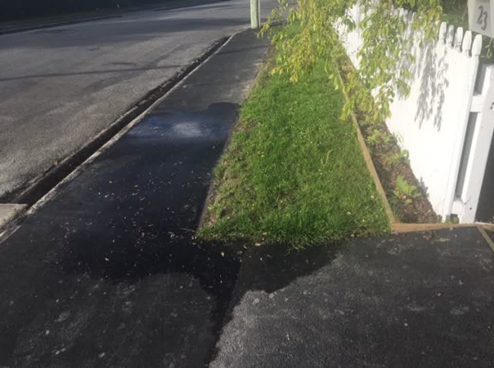 The photograph attached to this water supply report