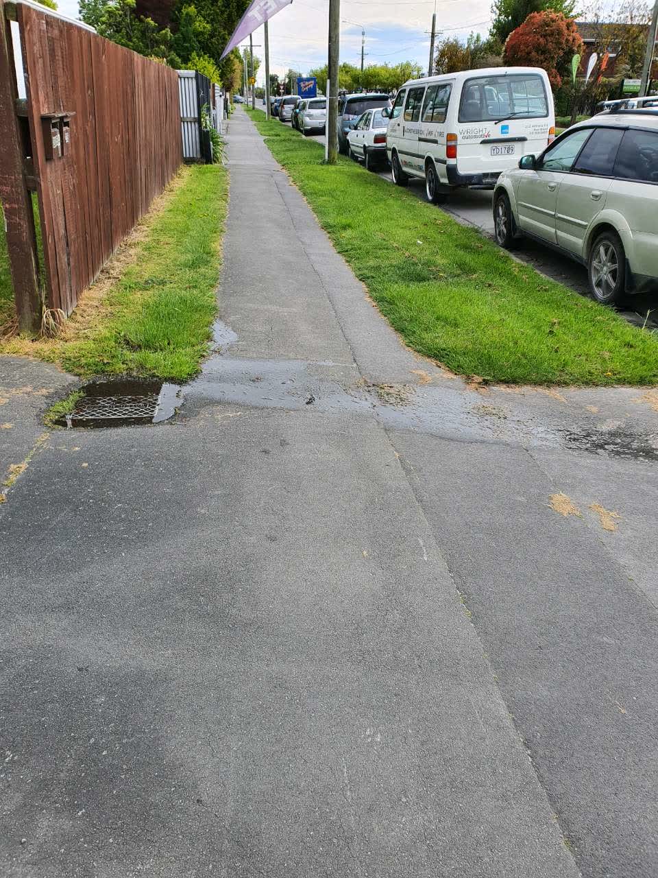 The photograph attached to this water supply report