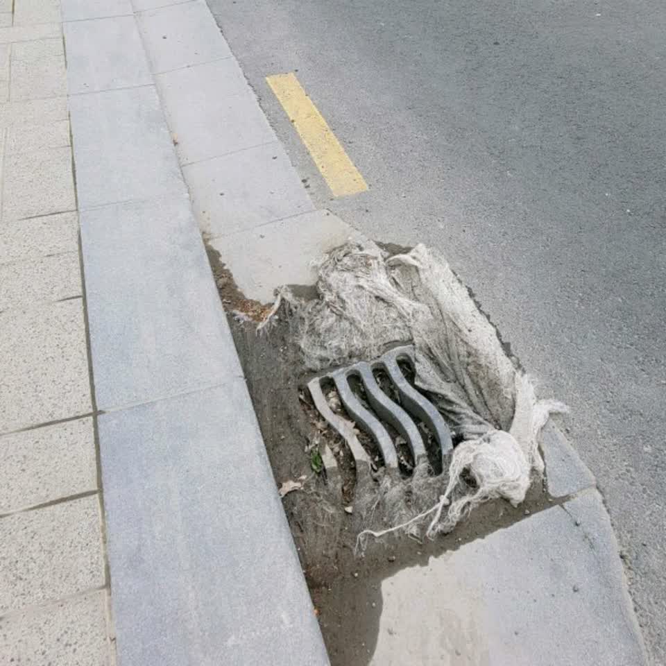 The photograph attached to this flooding report