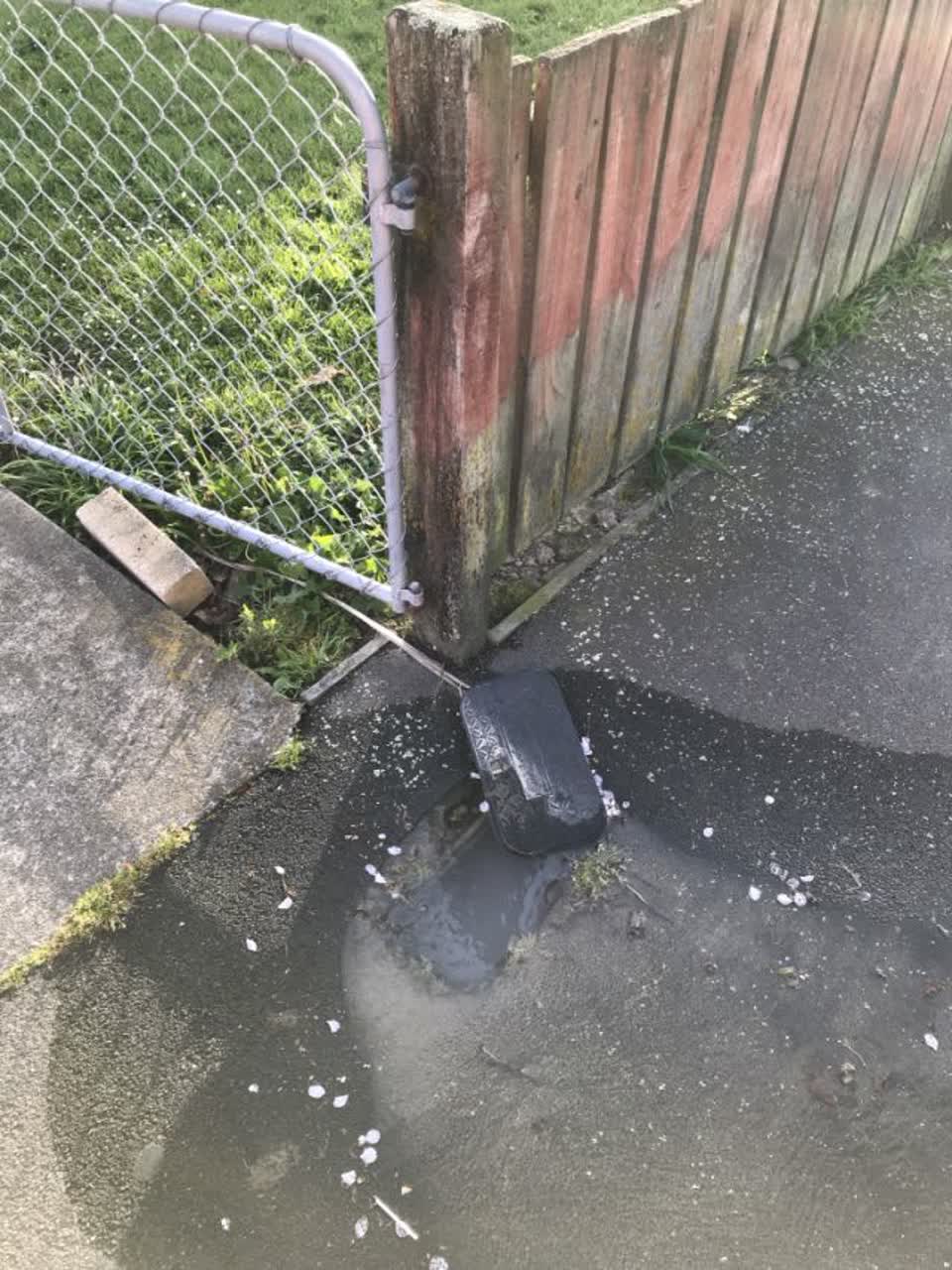 The photograph attached to this water supply report