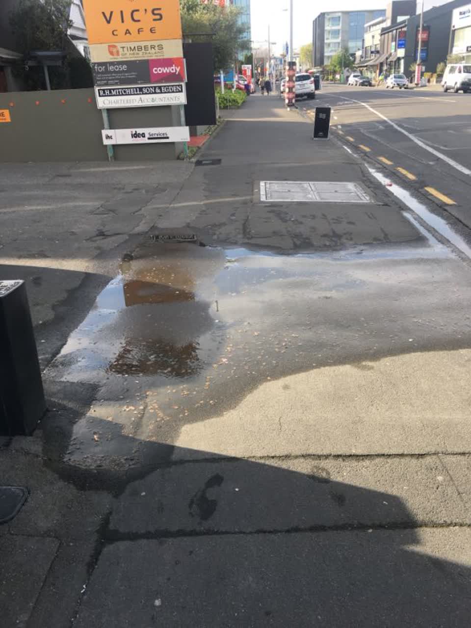 The photograph attached to this water supply report
