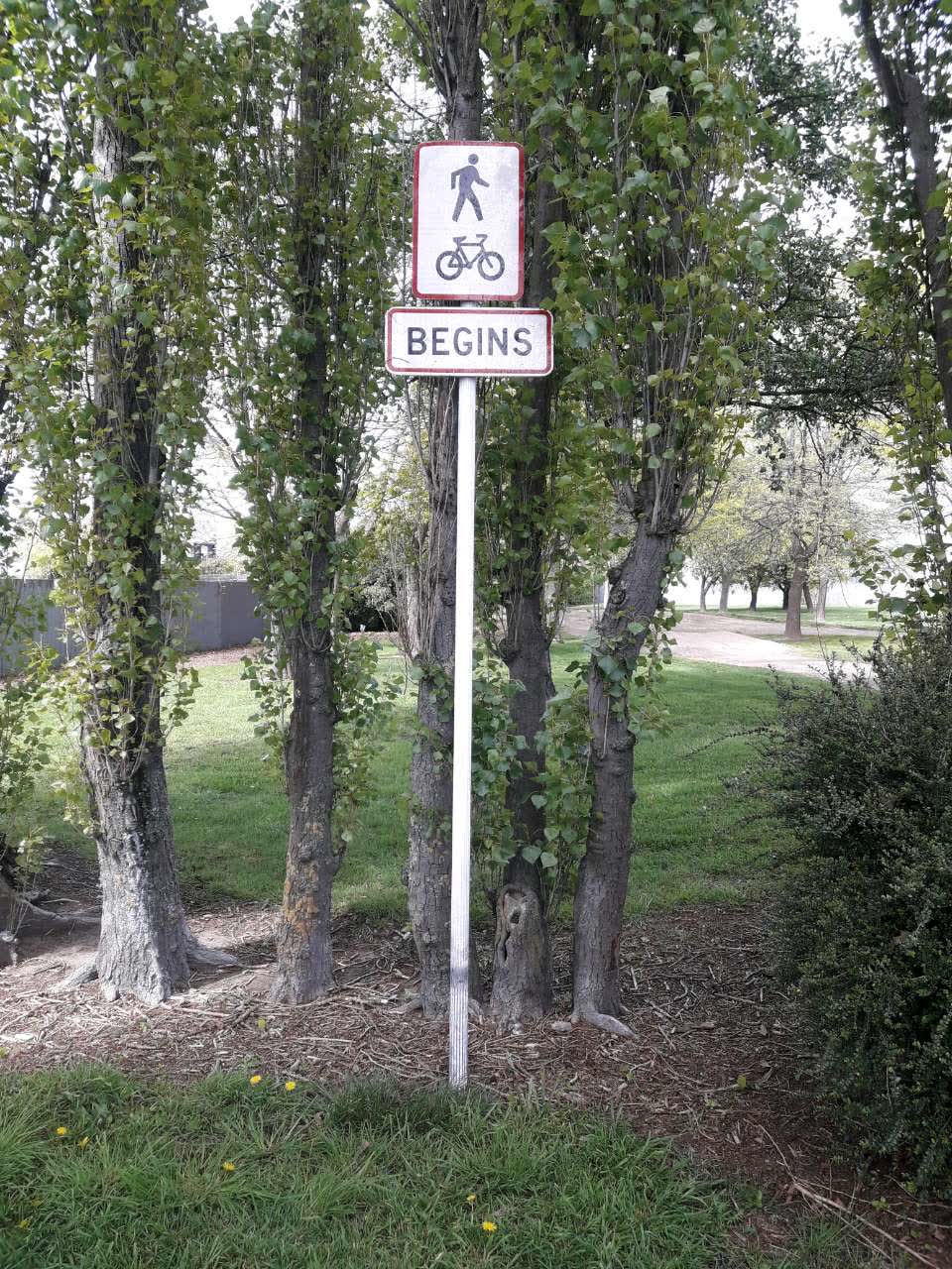The photograph attached to this parks report