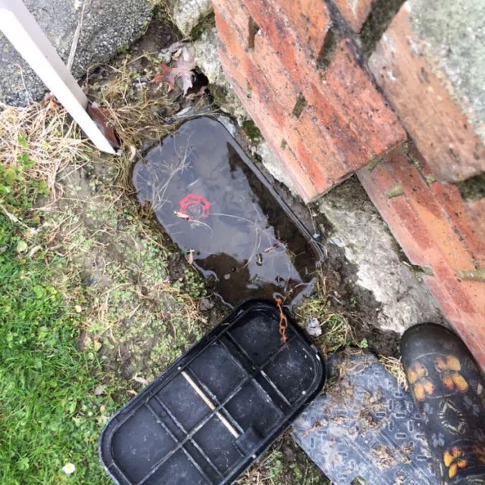 The photograph attached to this water supply report