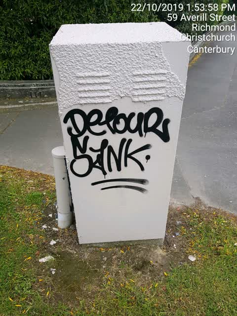 Graffiti, a report photo