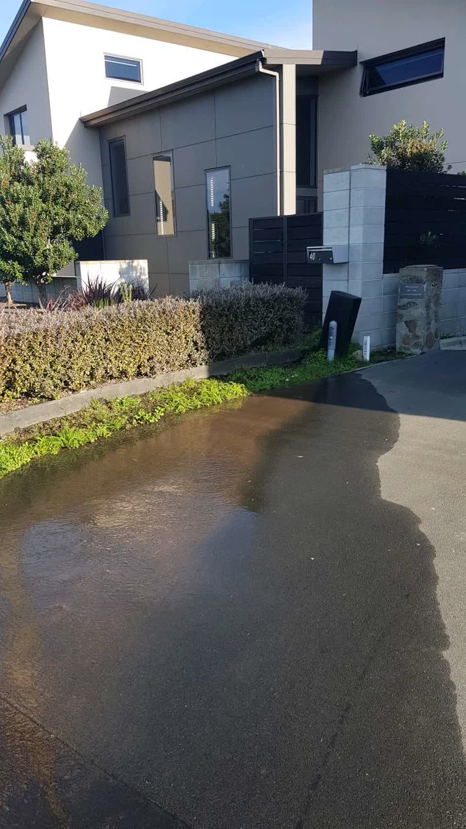 The photograph attached to this water supply report