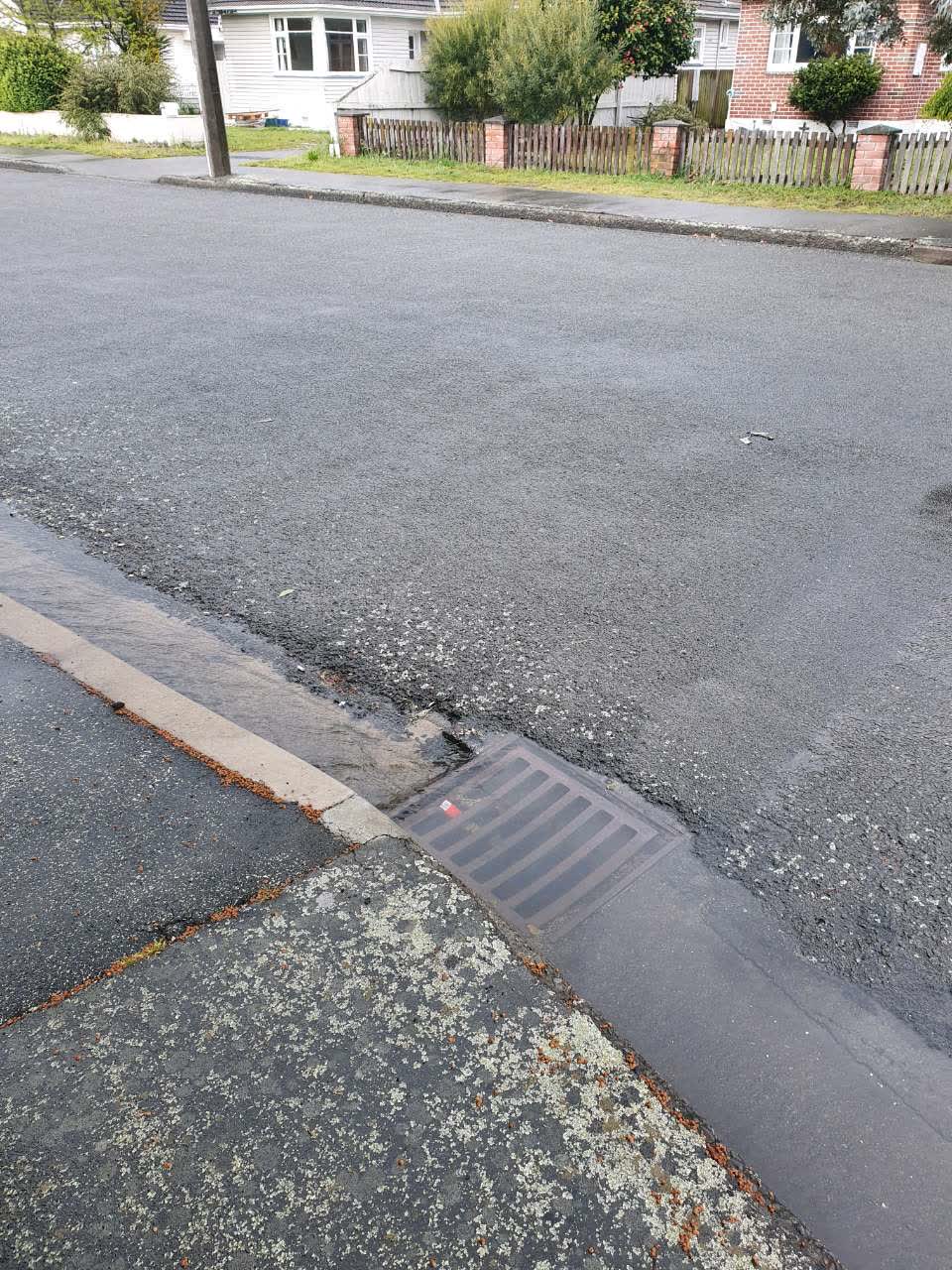 The photograph attached to this wastewater/stormwater report