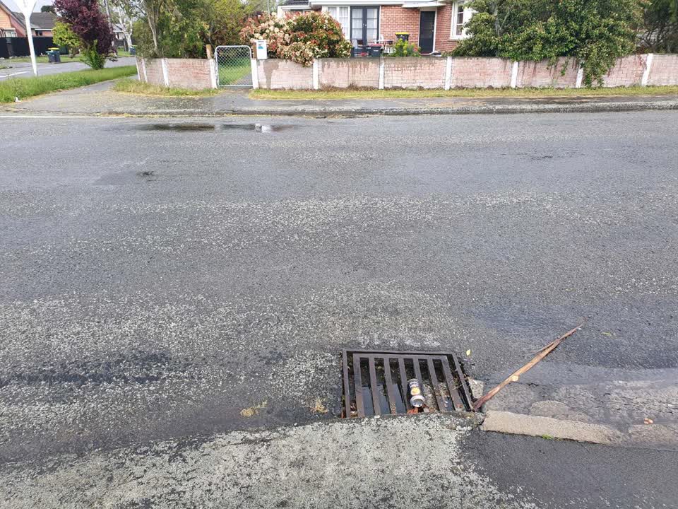 The photograph attached to this wastewater/stormwater report