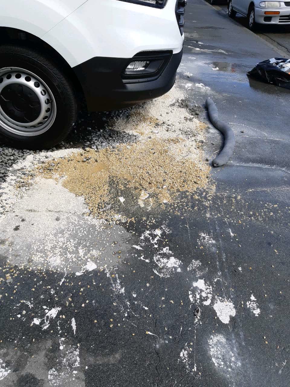 The photograph attached to this wastewater/stormwater report