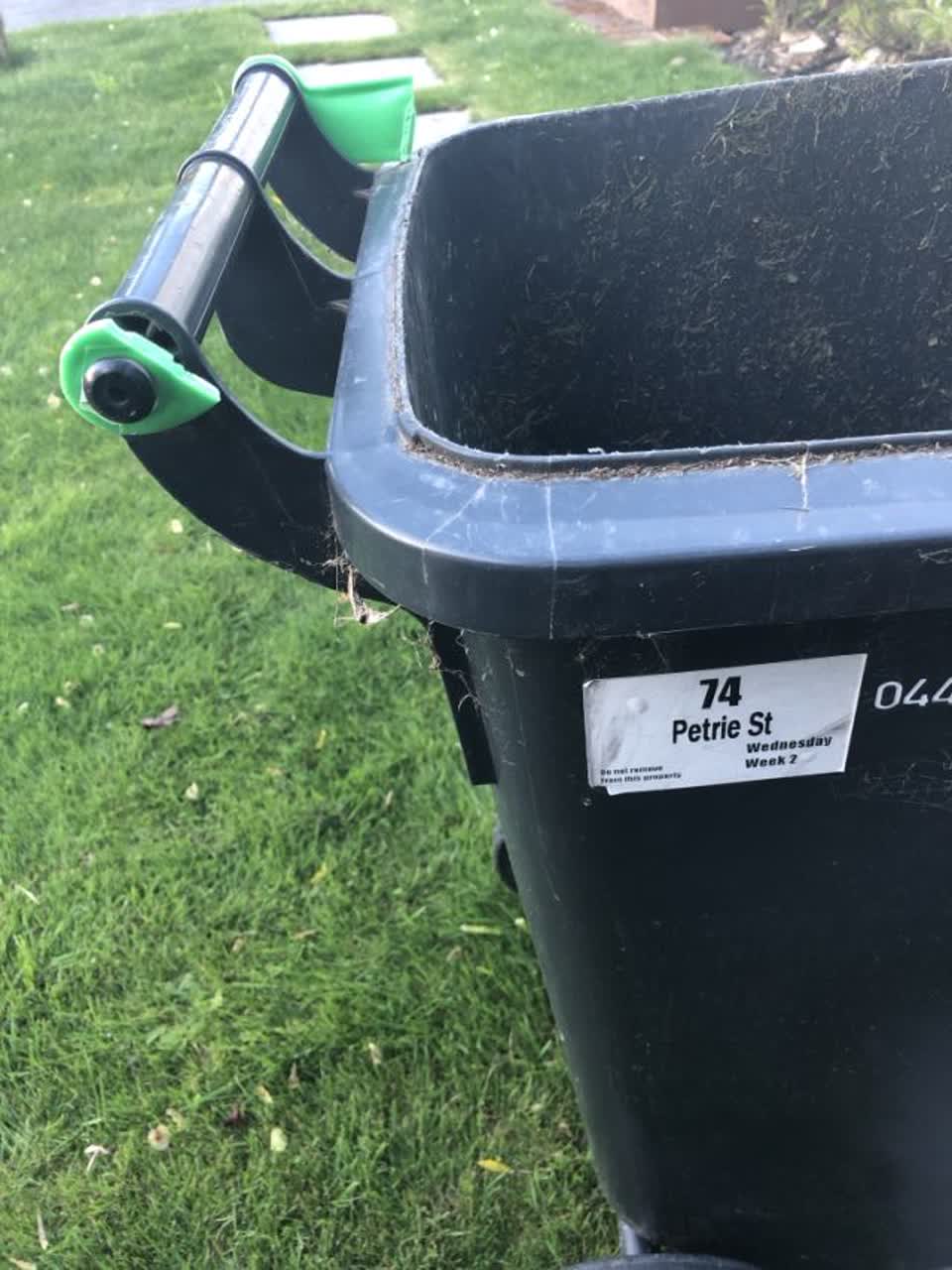 The photograph attached to this rubbish/recycling report