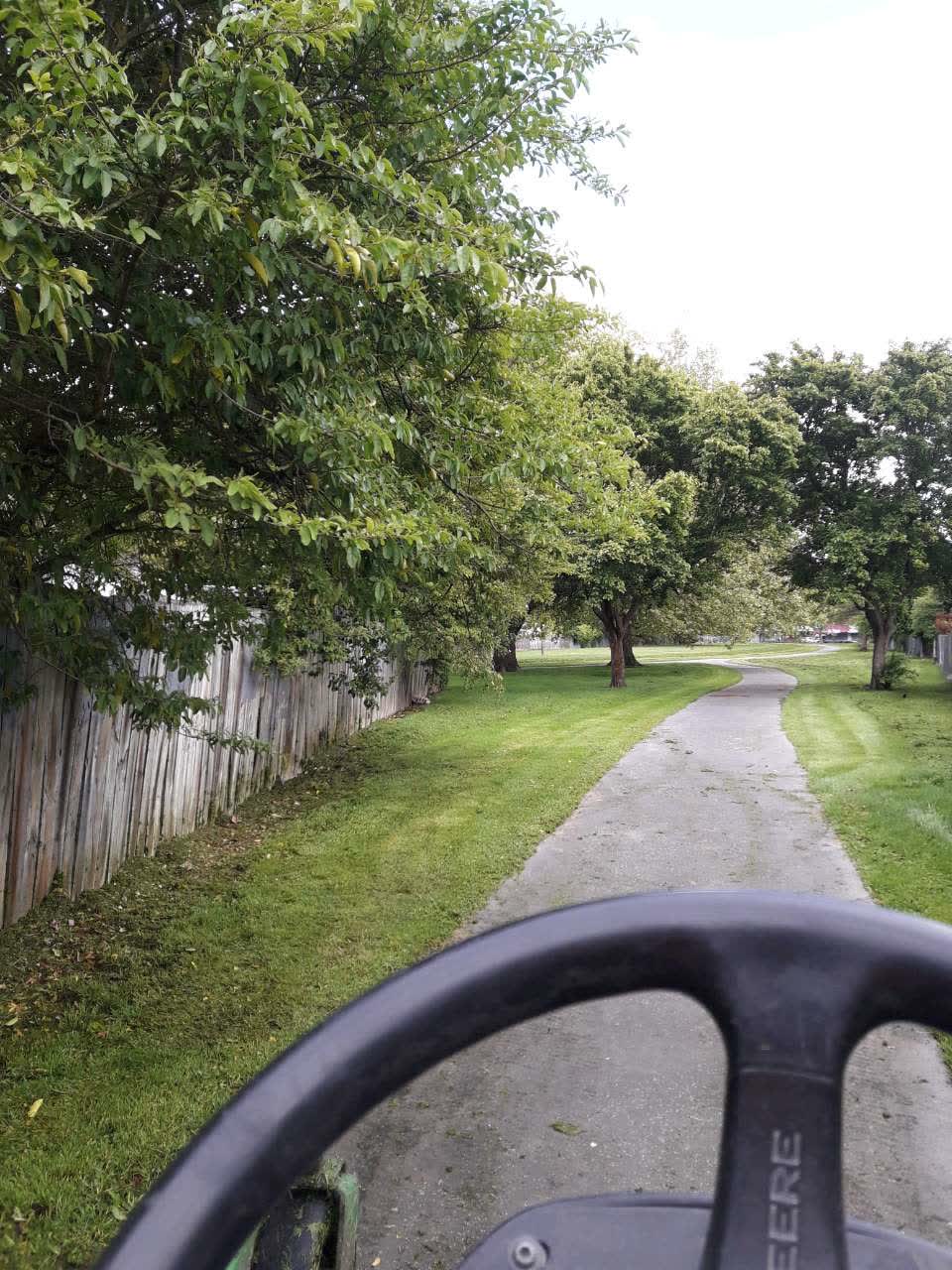 The photograph attached to this parks report